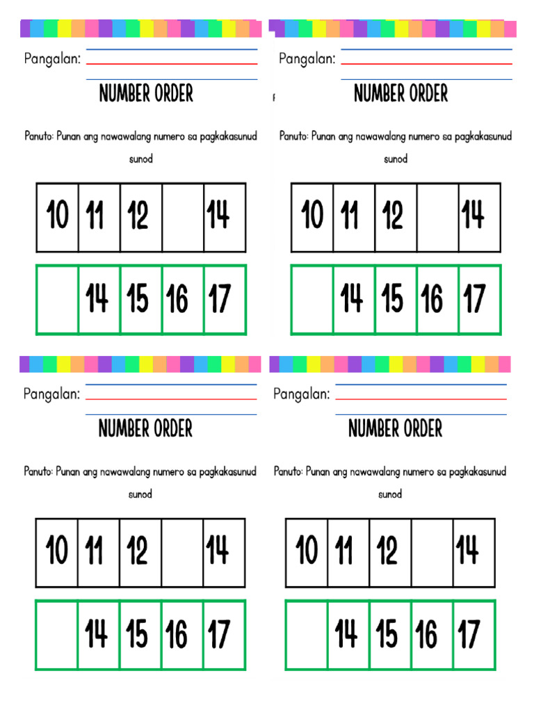 Kinder Quarter 2 - Numerical - #13 | PDF