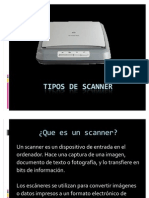 Clasificación y Tipos de Scanner
