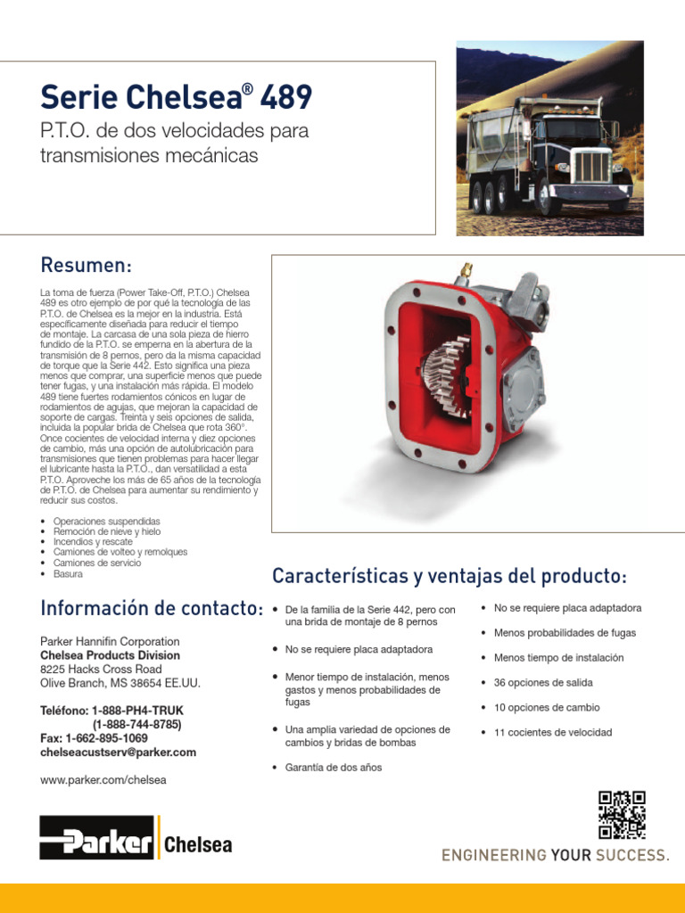 P.T.O. Chelsea 489: Eficiencia y Versatilidad | PDF | Bienes ...