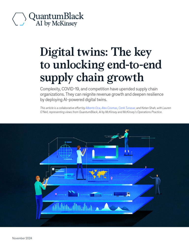 Unlocking Supply Chain Growth with Digital Twins | PDF | Supply Chain ...