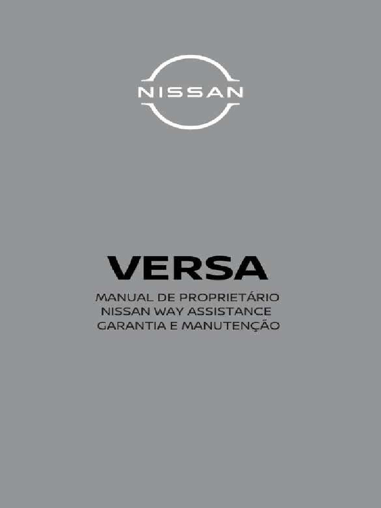 Manual Nissan Versa 2025 PDF