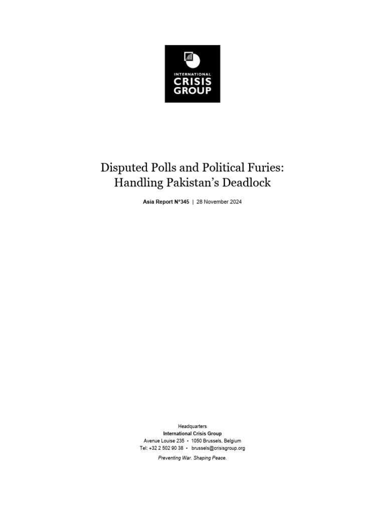 345 Pakistan Deadlock | PDF | Accountability | Political Events