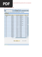 The Posting Date For Period 2011 For Payroll Area SP Is Not Maintained