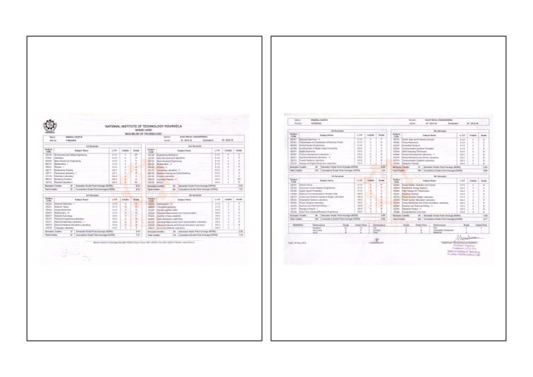 MARKSHEET Final | PDF