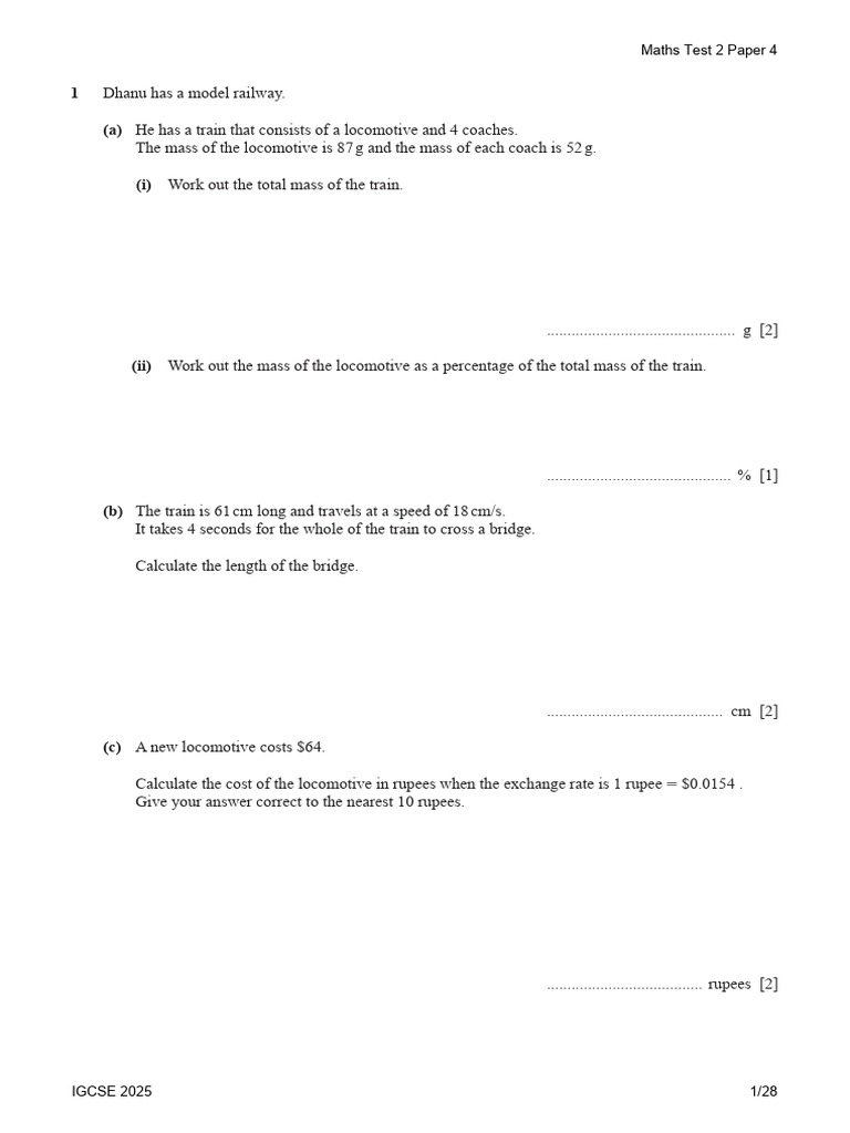 2 Maths Test 2 Paper 4 | PDF | Interest | Campsite