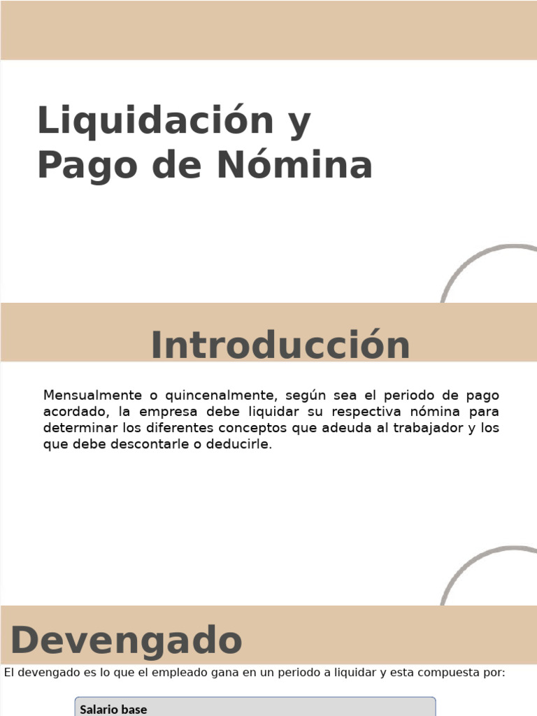 Liquidación y Pago de Nómina en Colombia | PDF | Salario | Salario mínimo