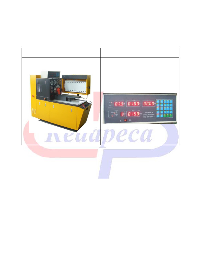 BD850 Banco de Prueba (Controlador Digital) | PDF | Inyección de ...