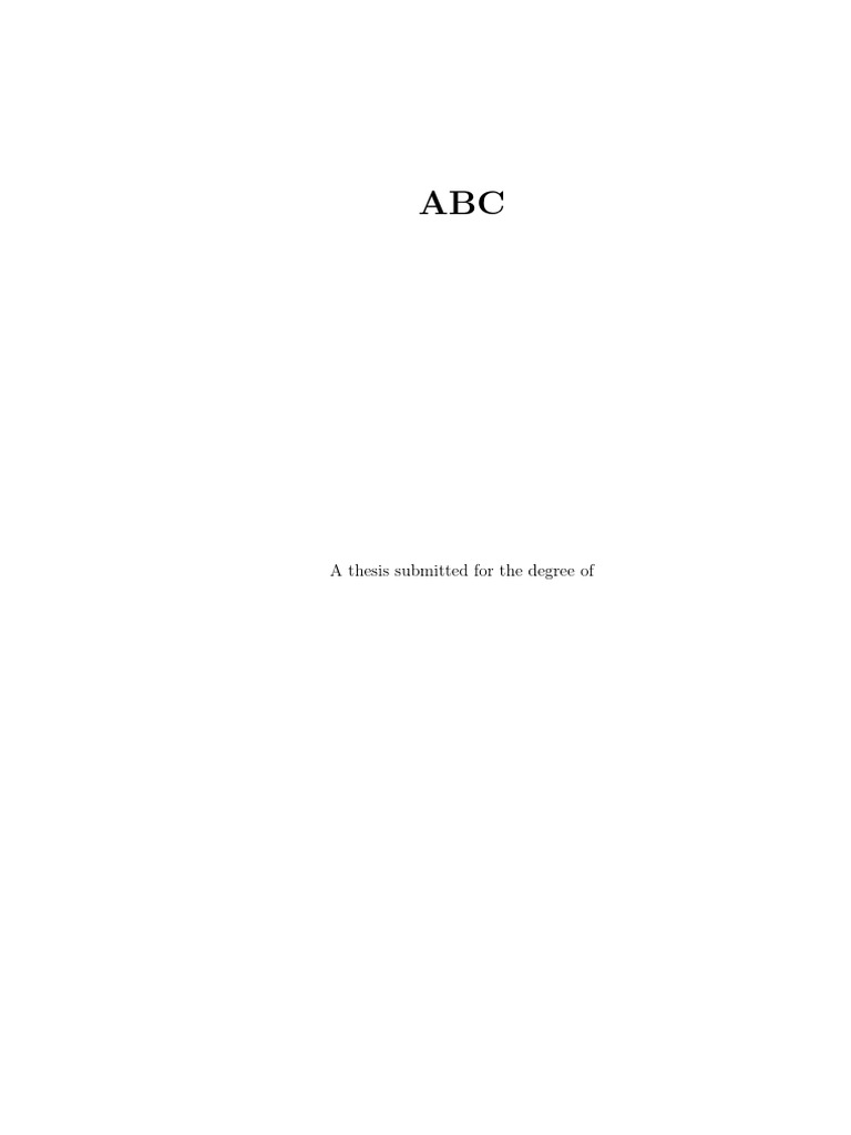 Sample Thesis Template25Nov2024 | PDF | Applied Mathematics