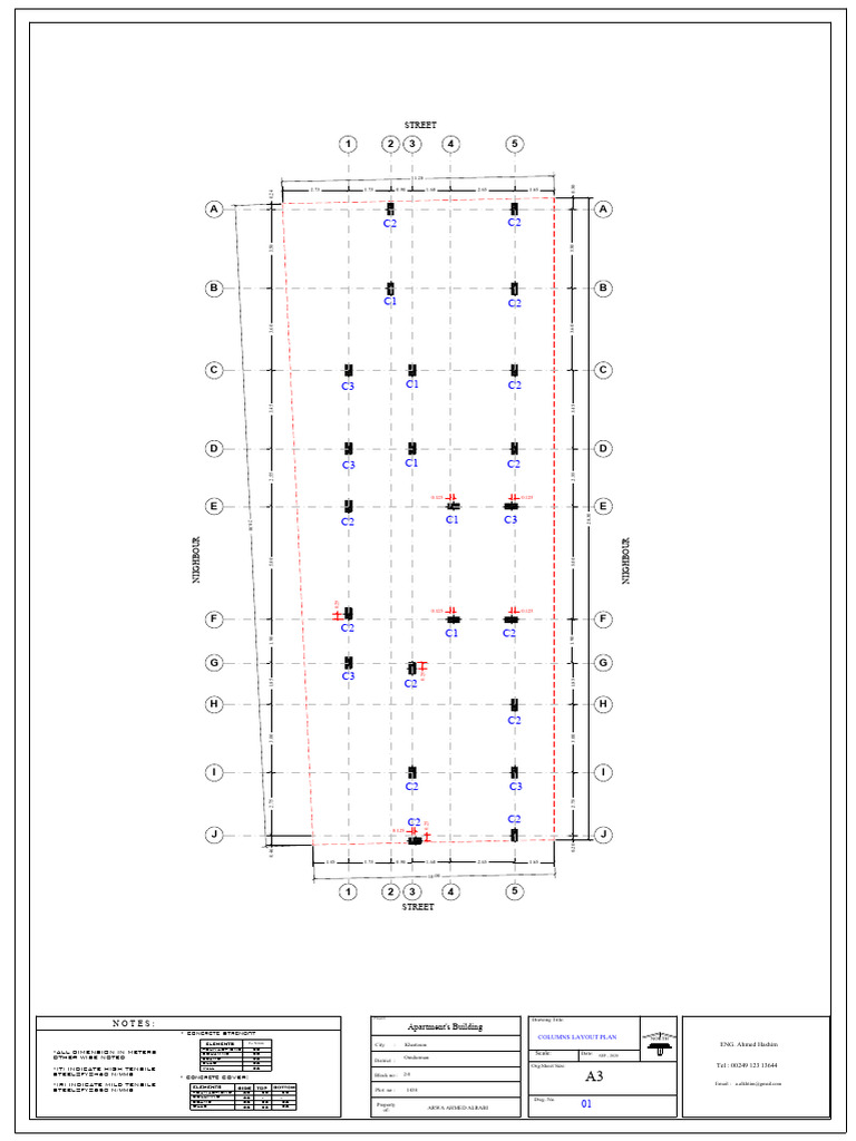 Apartment Building Structural Plans | PDF | Beam (Structure ...