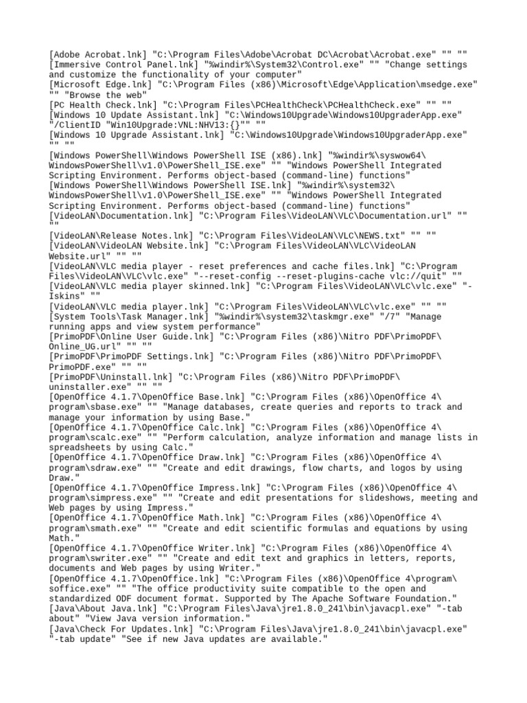 Smenu pdf command line interface windows registry
