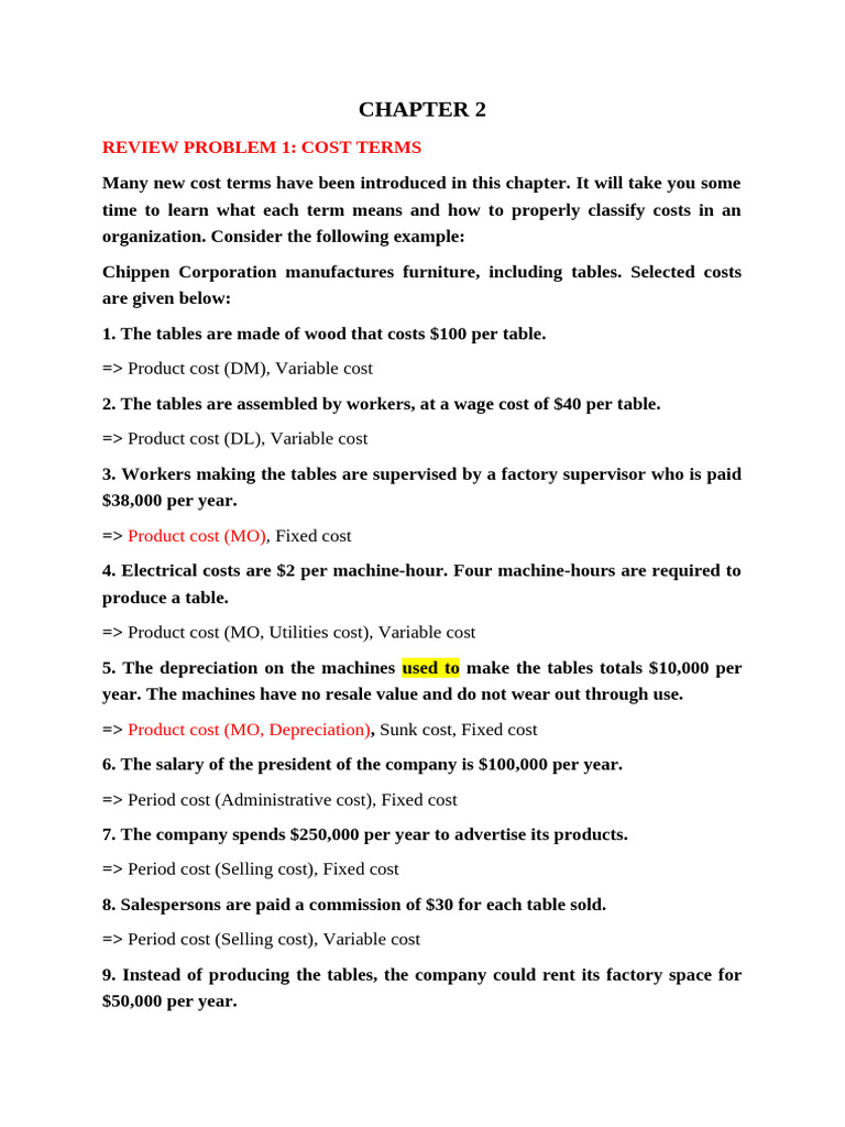 Chapter 2 | PDF | Cost Of Goods Sold | Inventory