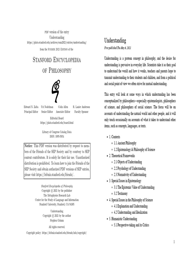 Understanding a4 | PDF | Epistemology | Knowledge