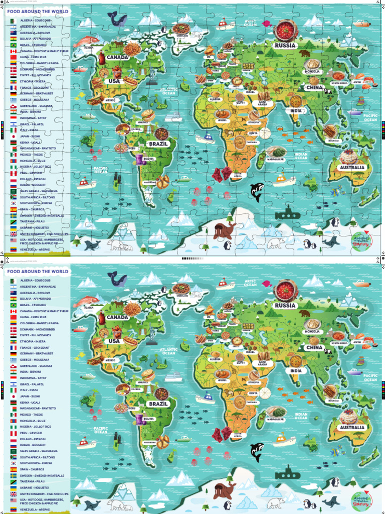 Global Cuisine: Dishes by Country | PDF | Food And Drink Preparation ...