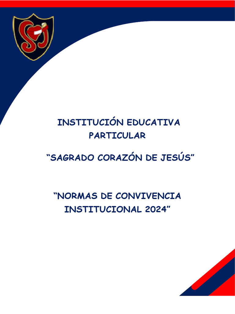15 Normas de Convivencia 2024 | PDF