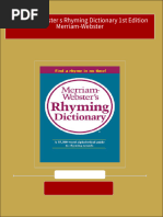 韦伯斯特押韵词典Merriam.Webster s.Rhyming.Dictionary | PDF ...