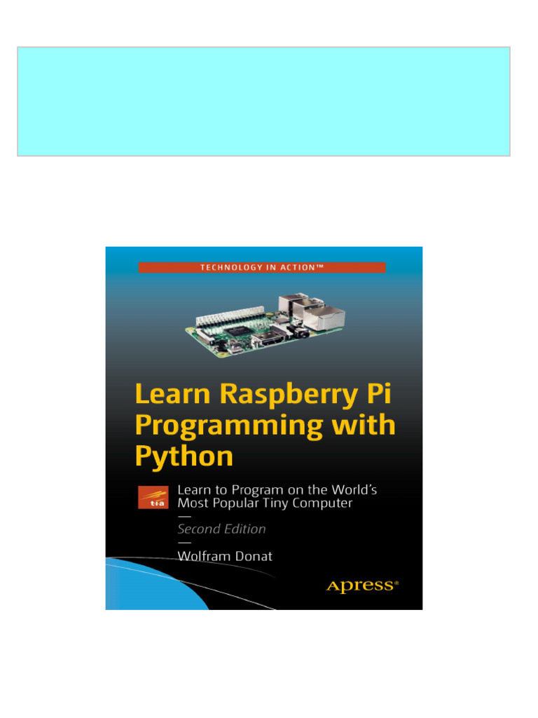 Ebooks file learn raspberry pi programming with python learn to