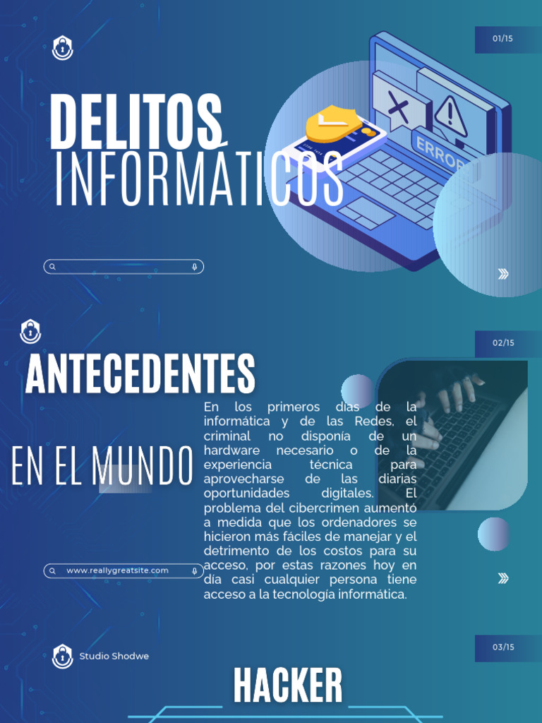 Delitos Informáticos: Definición y Evolución | PDF | Cibercrimen ...