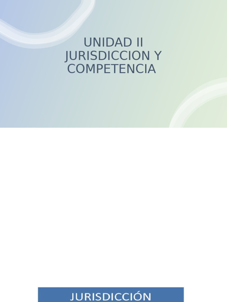 Jurisdicción y Competencia en México | PDF | Jurisdicción | Juez