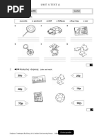 Kids Can 2 - Extra Vocabulary Test - Unit 4 | PDF