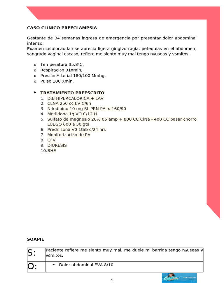 Pre Eclampsia | PDF | Medicina CLINICA | Enfermedades y trastornos