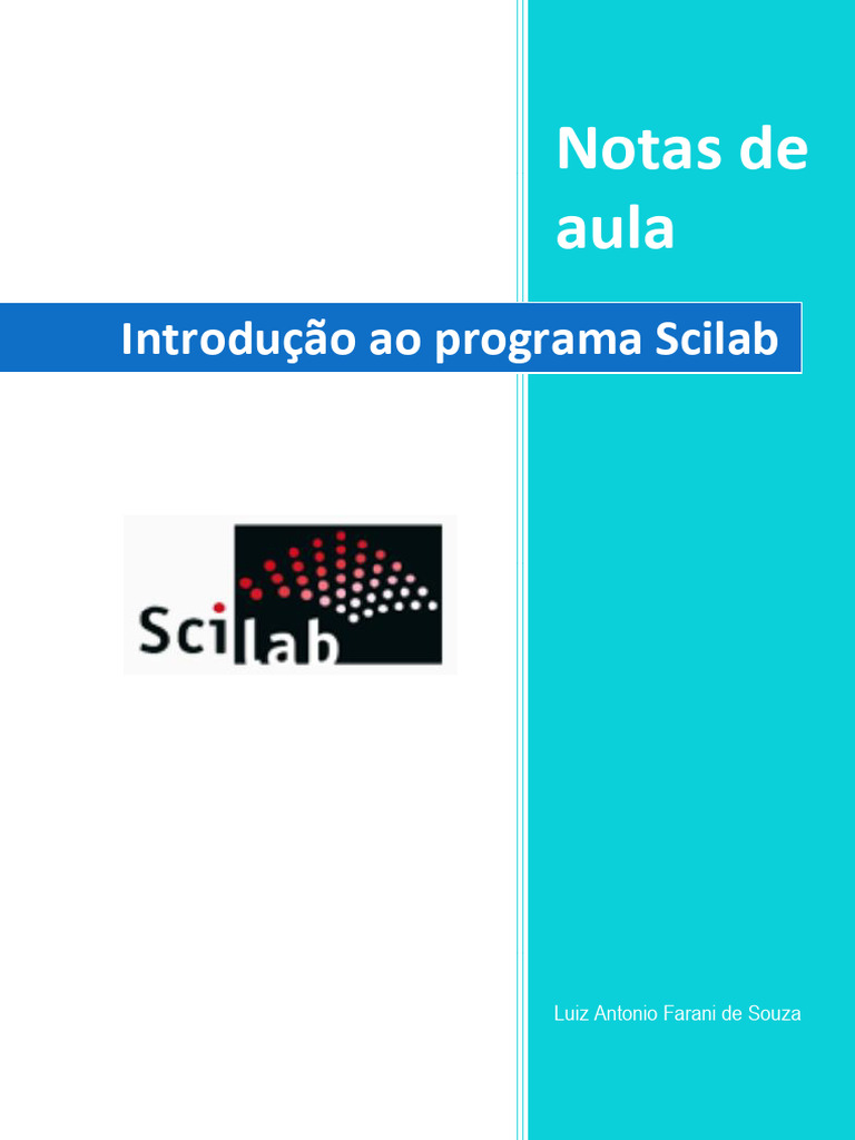 Introdução ao Scilab: Notas de Aula | PDF | Matriz (Matemática ...