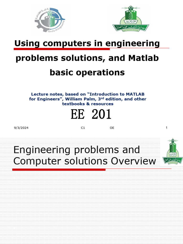 L1 Intro Basic Operations | PDF | Algorithms | Matlab