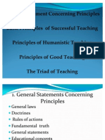 Principles of Teaching.... Final