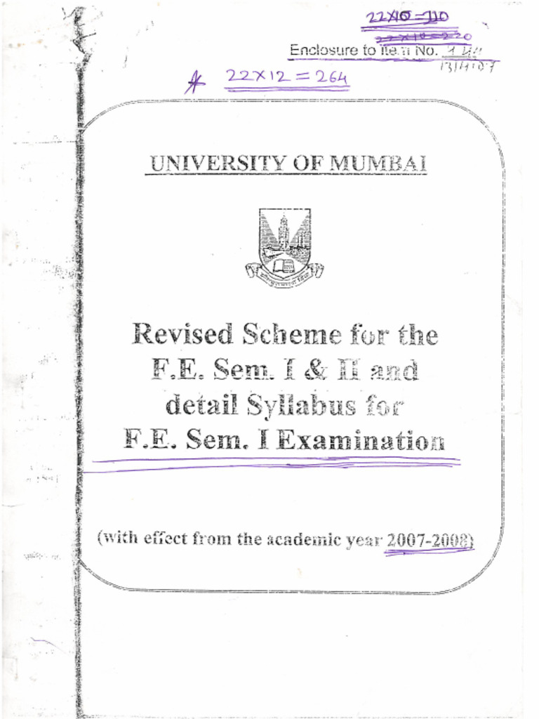 F.E. Sem. I-Ii Rev. Scheme OCR | PDF | Rectifier | Vector Space