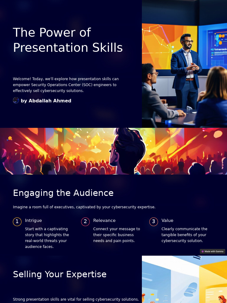 Elevating Security The Power of Presentation Skills | PDF | Computer ...