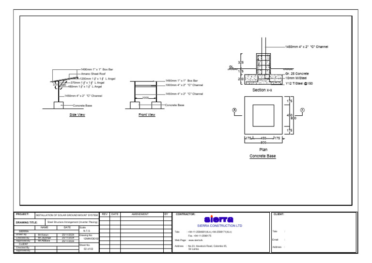 12MW-DE-02 (Inverter St) | PDF | Building Engineering | Structural ...