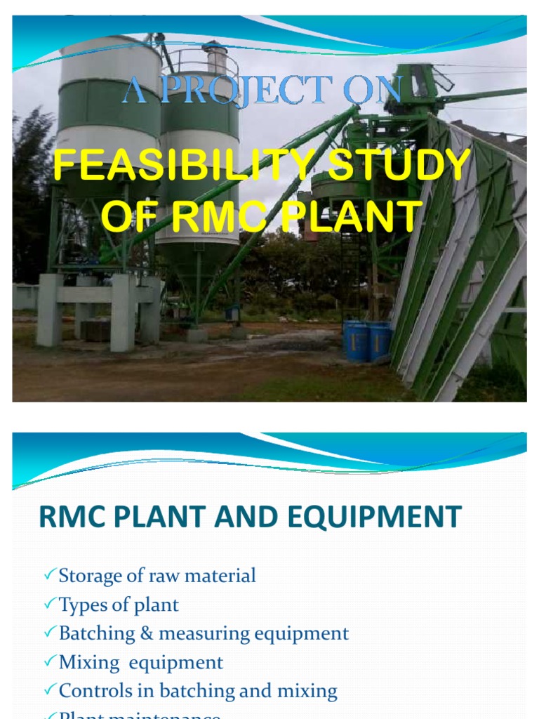 RMC Plant Operations Manual | PDF