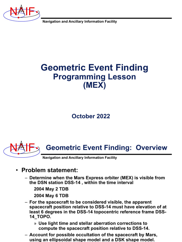 Event Finding Diagram | PDF | Mars | Outer Space