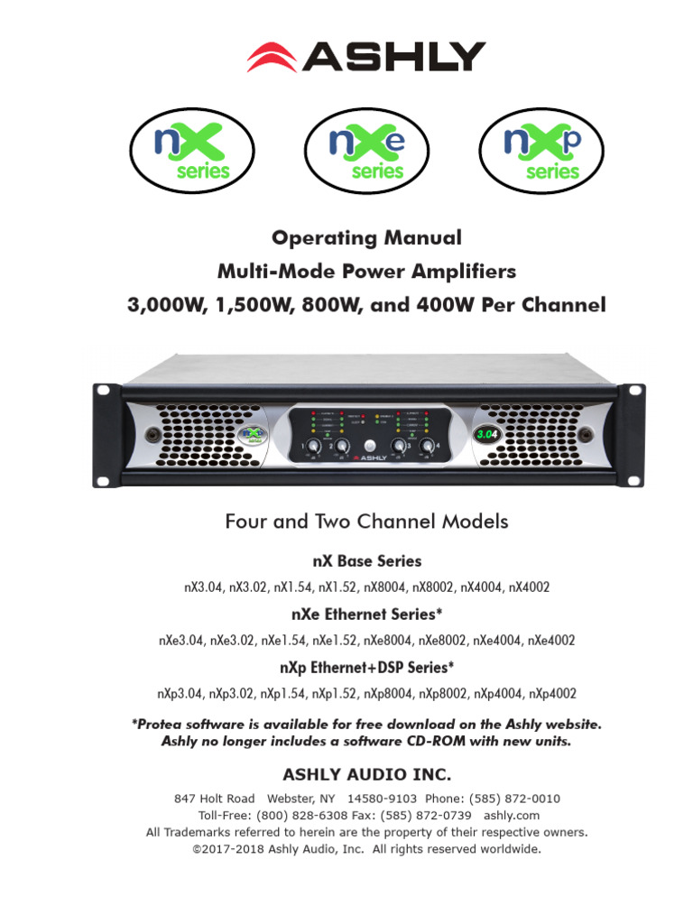 Led-Nx-Amp Datasheet, Pdf – NXAMP4x1mk2_Shiyosho.indd – RNLY