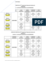 Emploi Temps S2 Semaine1 1CPI 2CPI 2011-2012