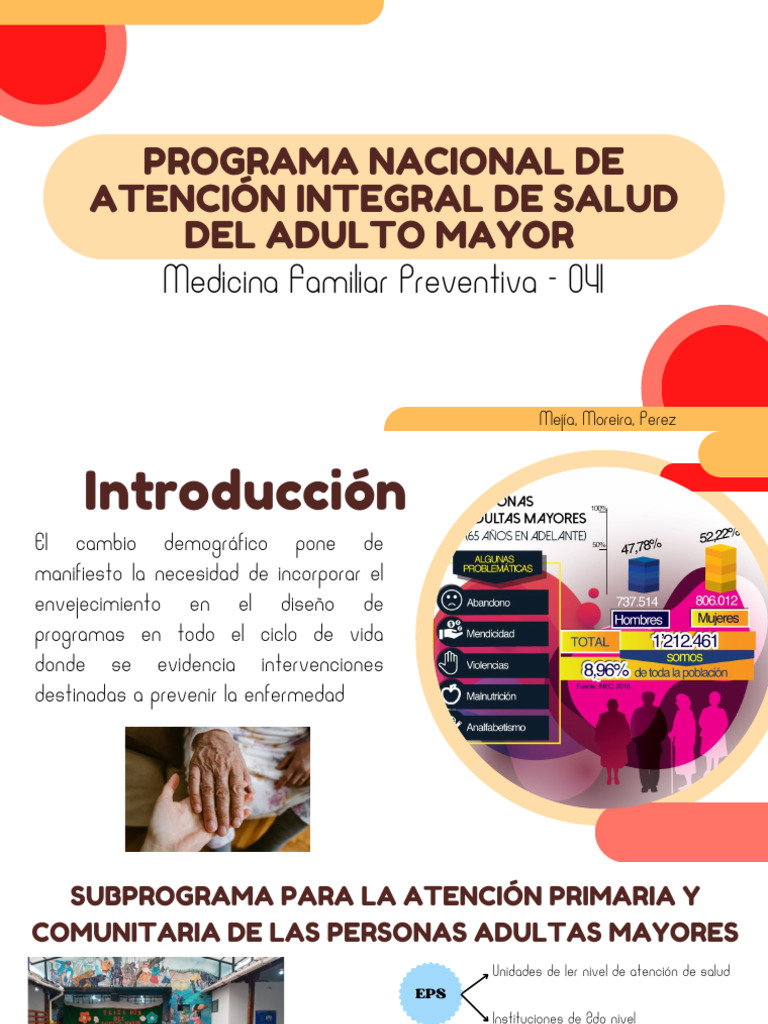 Atención Integral para Adultos Mayores | PDF | Vejez | Hospital