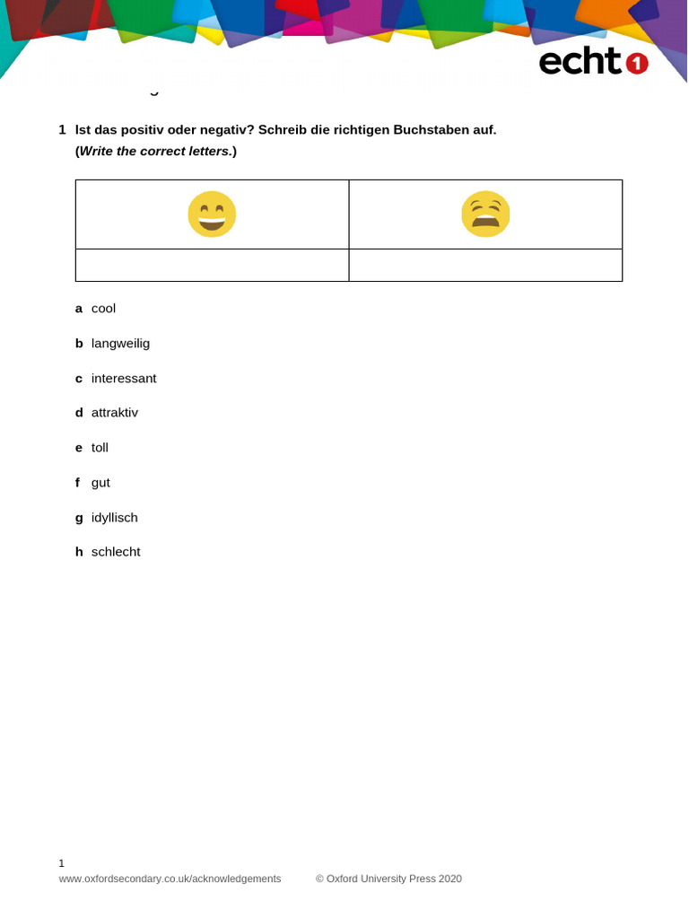 Echt1 0103 Worksheet Read Trans | PDF