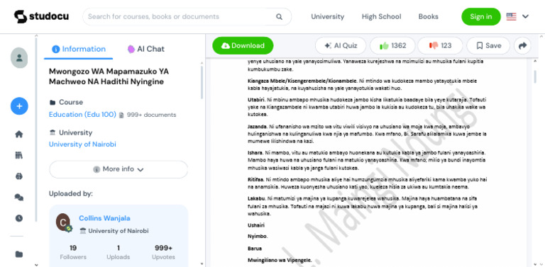 Machweo Mapambazuko PDF