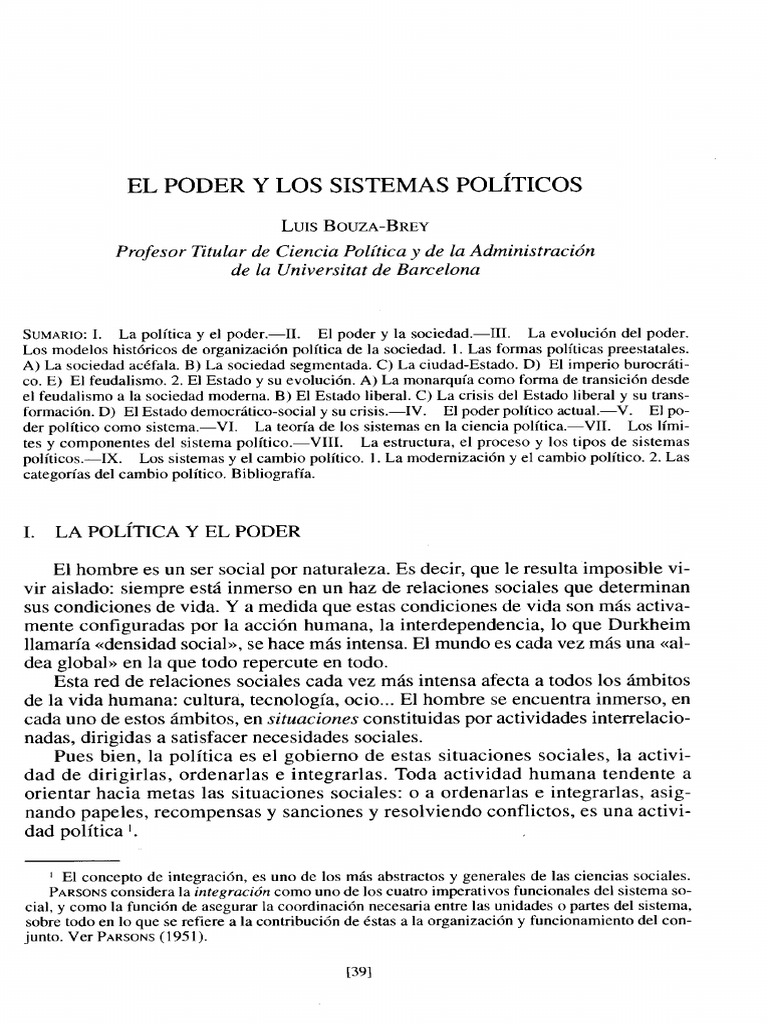 Caminal Badia - Poder y Sist. Pol. - Procesos Pol. en Las Democracias ...