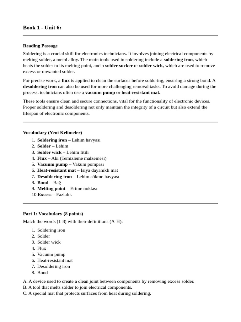 unit6 | PDF | Soldering | Solder