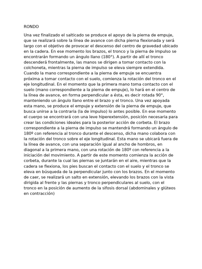 Definicion de Rondo | PDF