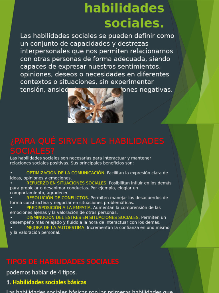 Habilidades Sociales en el Trabajo | PDF | Las emociones | Habilidades ...
