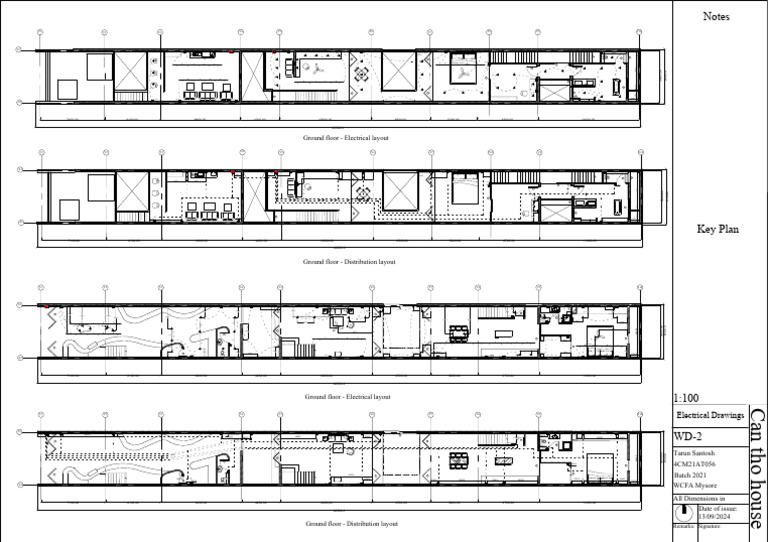 Electrical Layout GF+FF Can Tho House | PDF