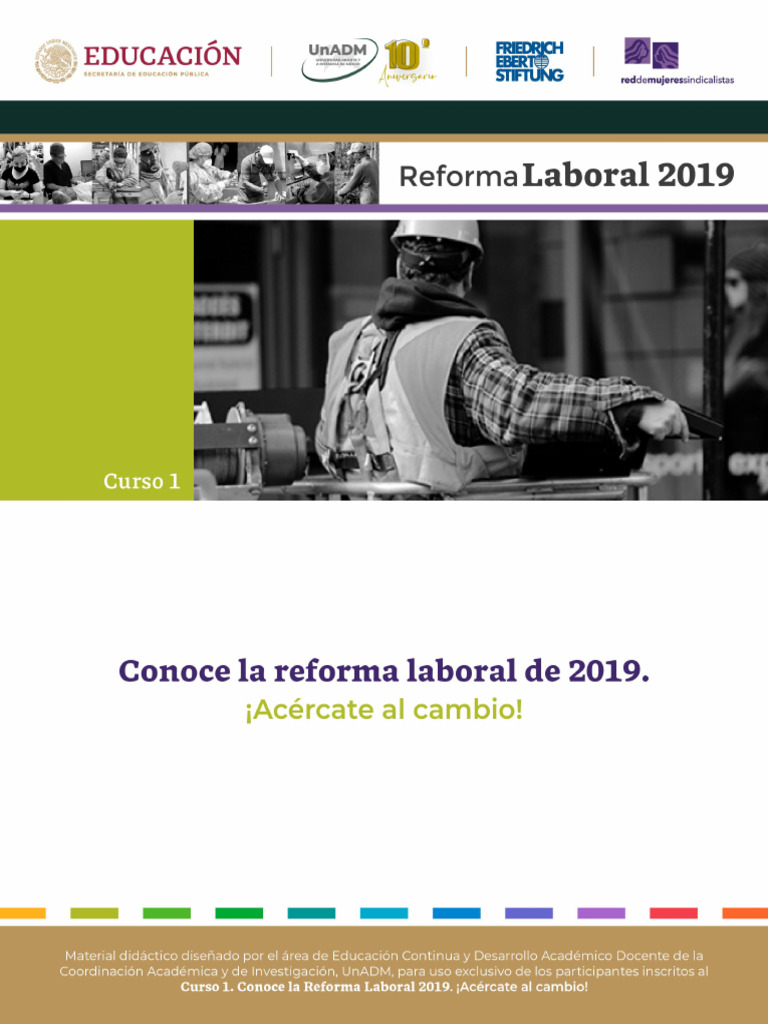 Conoce La Reforma Laboral de 2019 Curso PDF | PDF | Derecho laboral ...