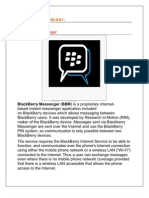 Mm Project, Blackberry