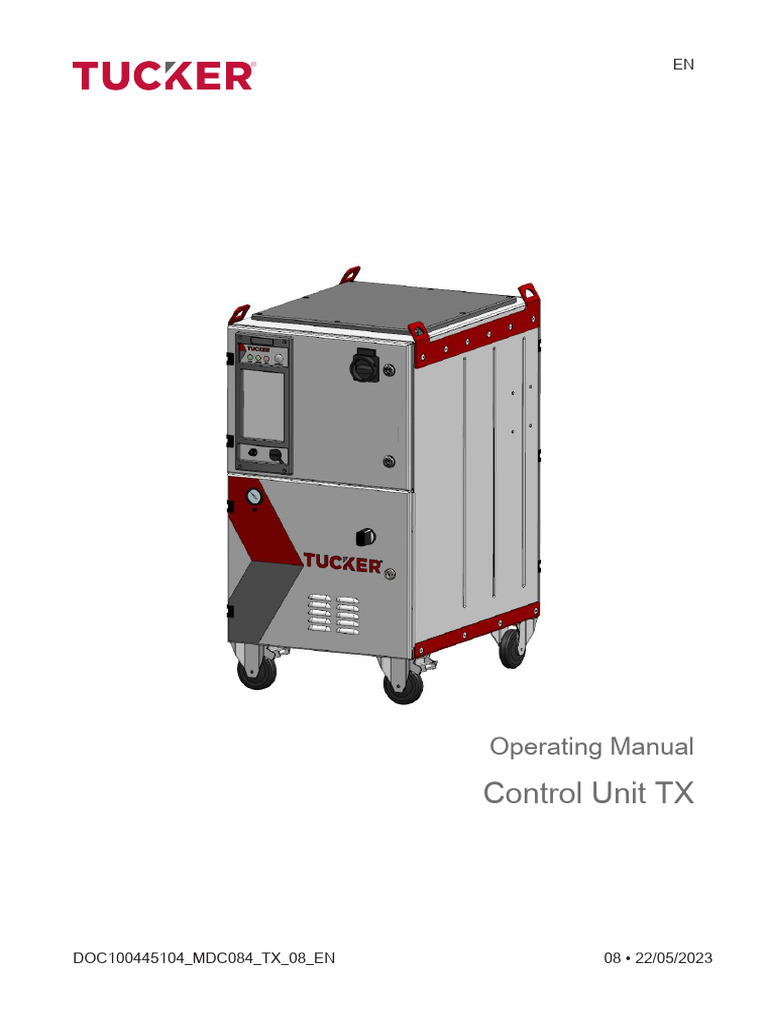 TX Control Unit Operating Manual | PDF | Welding | Construction