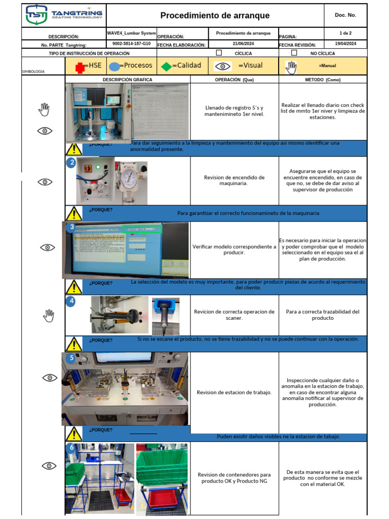 Procedimiento de Arranque WAVE4 | PDF | Informática