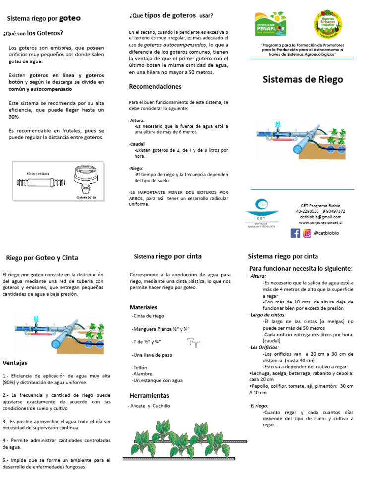 Sistema de Riego | PDF | Riego | Agua