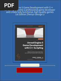 PDF Unreal Engine 5 Game Development With C++ Scripting: Become A Professional Game Developer and Create Fully Functional, High-Quality Games 1st Edition Zhenyu George Li Download