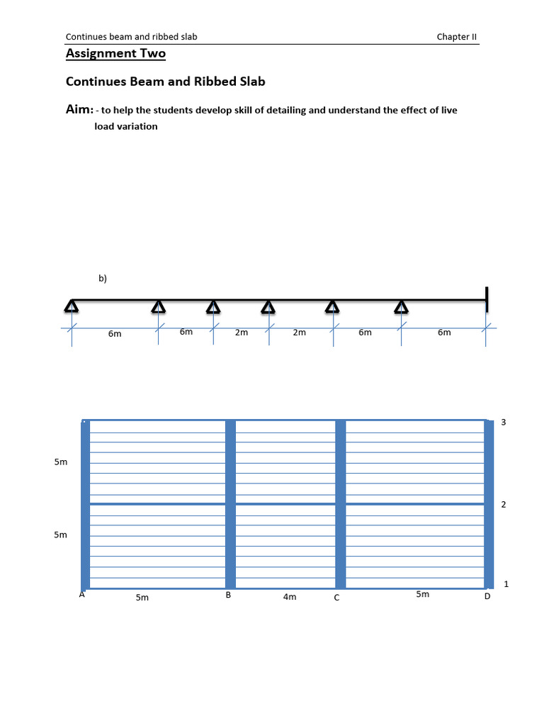 Assig 2 Continous BM and Ribbed | PDF
