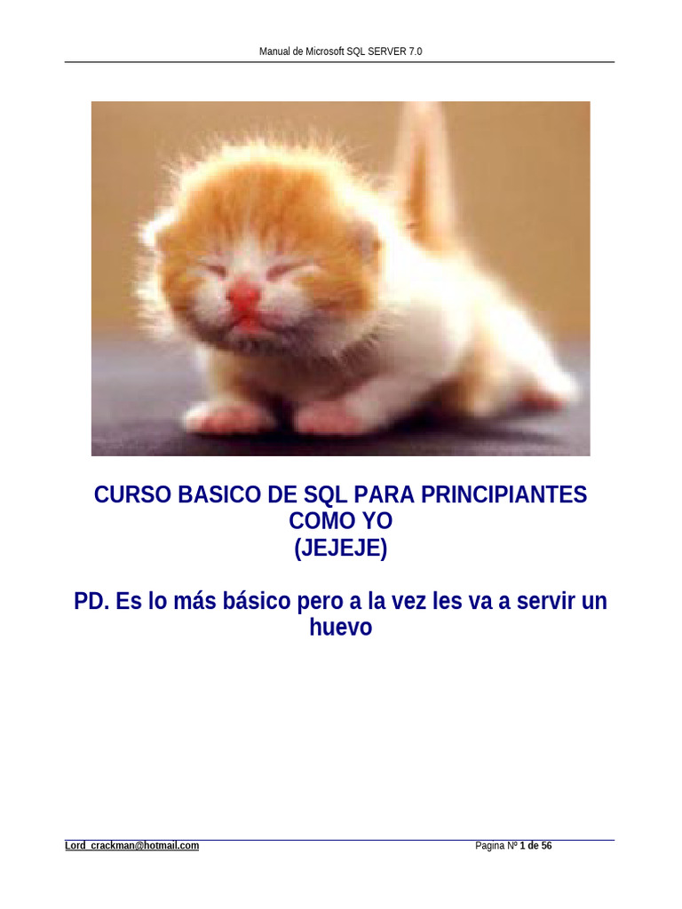 GUIA FINAL SQL Antiguo | PDF | SQL | Bases de datos